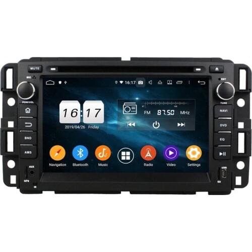 PX6 DSP Android 10 Car DVD Player for GMC Yukon Tahoe 2007-2012 Stereo Radio GPS Bluetooth 5.0 WIFI CarPlay