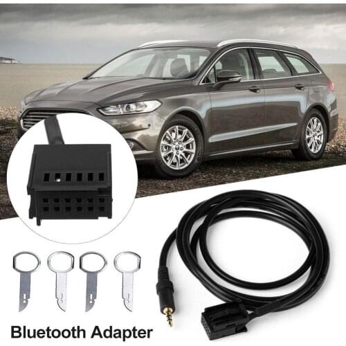 Bluetooth Audio Cable Car Adapter Socket Interface ABS Material Conection For Ford