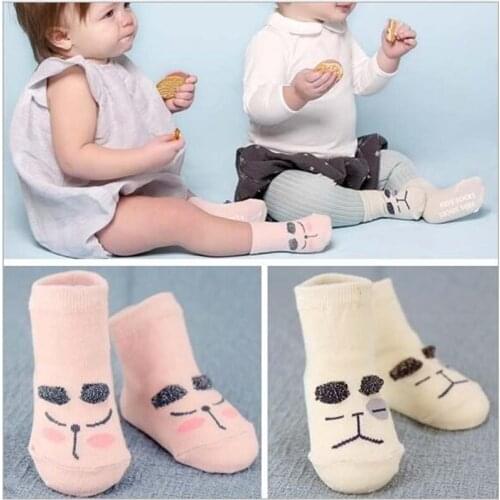 Kids Sock Baby Girl Lovely Different Styles Ballet Shoe Print Anti Slip Skid Socks