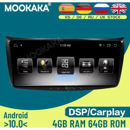 For Nissan Sylphy Android 10.0 64G Car Multimedia Player GPS Navigation Auto Radio Stereo Head Unit Recorder Audio DSP Carplay
