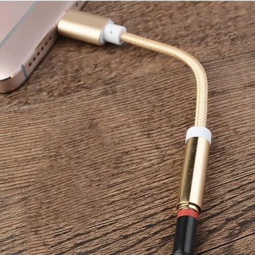 USB Type C To 3.5MM Earphone Cable USB-C Male 3.5MM AUX Audio Jack Adapter Type-C 3.5 Converter For Earphone Xiaomi Letv2 Phone