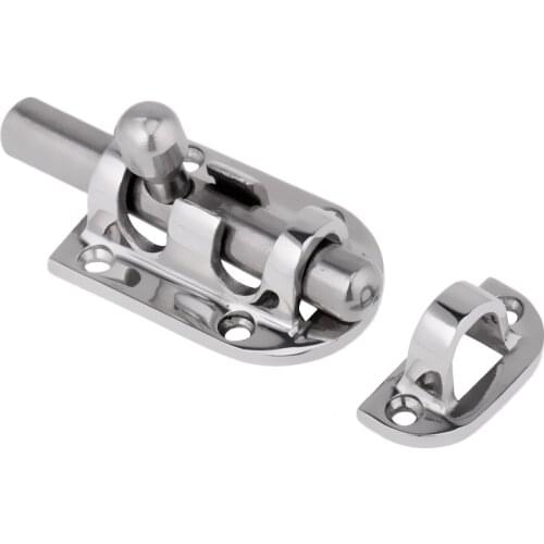 Boat Barrel Bolt, Door Latch/Lock 2.3inch, Heavy Duty Marine Door Latch