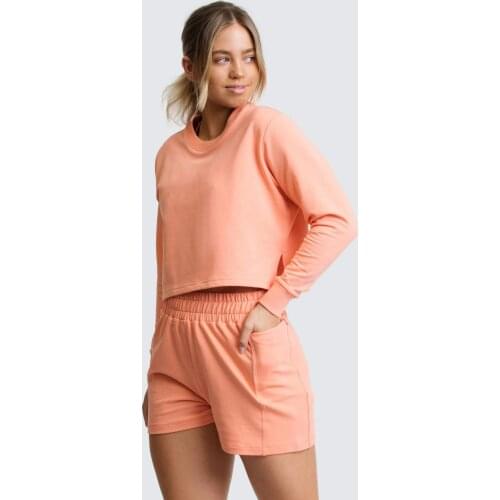 NCLAGEN Women Casual Two Piece Set Crop Top Hoodies Running Gyms Sporty 2 Pieces Sets Elegant Cotton Streetwear Jogger Shorts