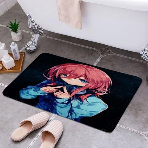 Miku Nakano Cheaper Anti-slip Modern Area Rugs Living Room Balcony Bathroom Printed Carpet Doormat Hallway Bath Mat
