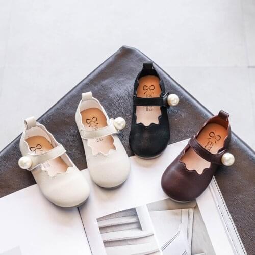 Girls' Princess Shoes New Childrens Pearl Bean Shoes kids shoes kids shoes kids shoes for girl