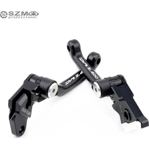 Pivot Brake Clutch Lever For SUZUKI DRZ DR-Z 400 S/SM/E DRZ400S DRZ400SM DRZ400E 2000-2018 2017 Motorcycle Accessories With Logo