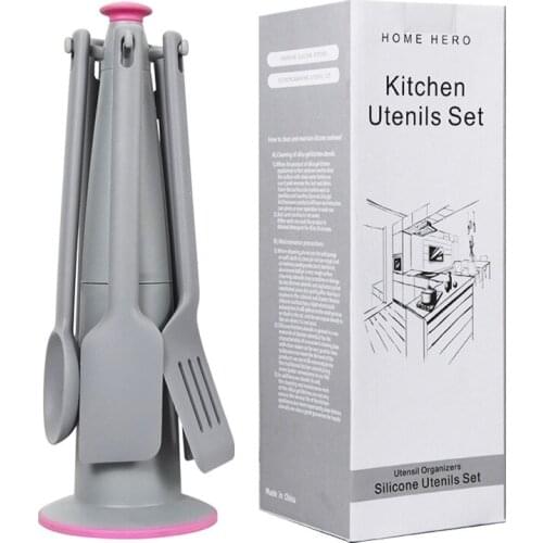 Silicone Kitchenware Kitchen Tool Set Silicone Spoon Cooking 6-piece Set Silicone Spatula Kitchen Utensil Set