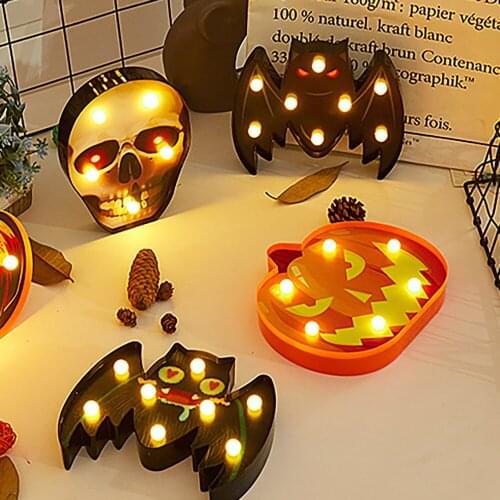 Halloween Lighting LED Light Ornaments Luminescence Halloween Night Light Modeling Lights Indoor