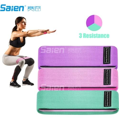 Fabric Resistance Band, Booty Bands for Legs and Butt, 3 Stretch Resistance Non Slip Exercise Loops,Activate Glutes and Thigh