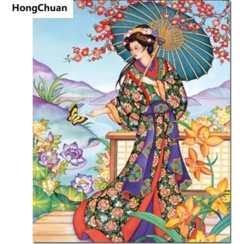 Retro Woman Art 5D Square/Round Diamond Embroidered Mosaic Cross Diamond Painting Home Decoration Mural New Year Gift