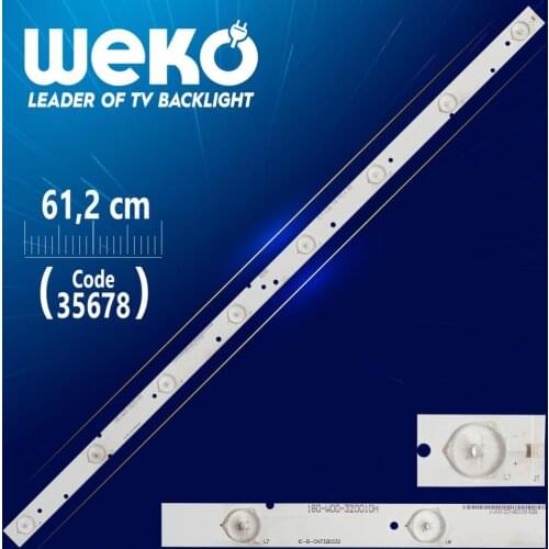 180-W00-320010H JL.D3281235-06ES - IC-B-CNT32D332 - 8 LED 61.2 CM - (WK-1157)