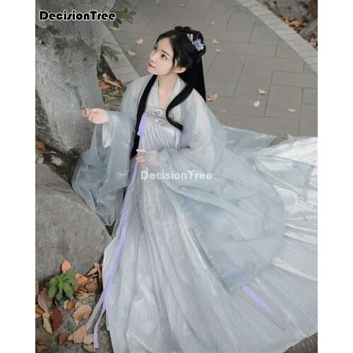 2021 ancient chinese costume women clothes traditional hanfu tang dynasty dance costumes folk fairy dress costume outfit lady