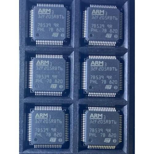 5~20pcs/lot STM32F205 STM32F205RBT6 STM32F205RB LQFP64 NEW free shipping