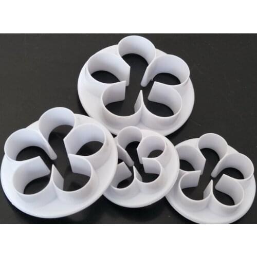 5Sets NEW Set of 4 Rose Flower Cake CRAFT Plunger Cutter GIFT Fondant Cake Tool
