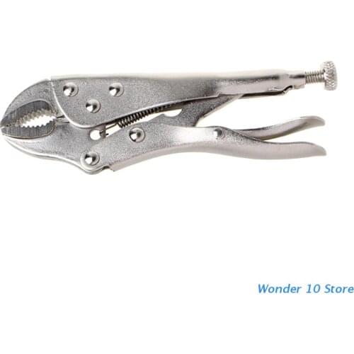 97BB 5 Inch Locking Pliers Ground Mouth Straight Jaw Lock Vise Grip Clamp Hand Tools
