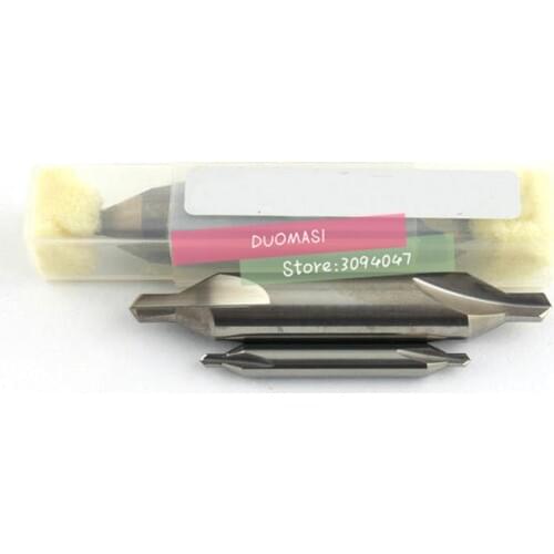 A1.5*D4 2pcs/set 60 degrees Solid carbide center drill Processing material quenching hardness 40-50 degrees Free shipping
