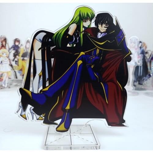 Anime Code Geass Lelouch Lamperouge C.C Acrylic Stand Figure Desktop Decoration Collection Model Toy Doll Gifts