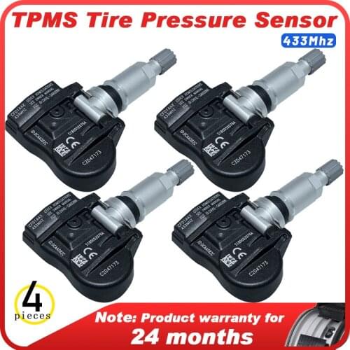 4x TPMS tire pressure sensors FITS FOR JAGUAR E-Pace/I-Pace 2018-2020 F-Pace/XE Series/XF Series 2016-2020 OEM C2D47173 433MHz