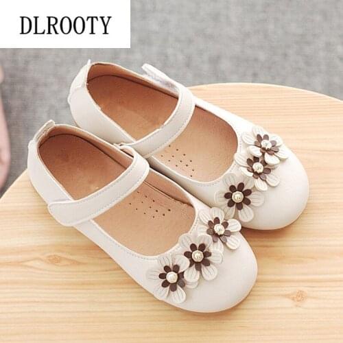 Children Shoes Flower Sport Breathable Boy Girl Sneakers Kids Casual Child Flat Soft Running Autumn Spring Leather Loafers