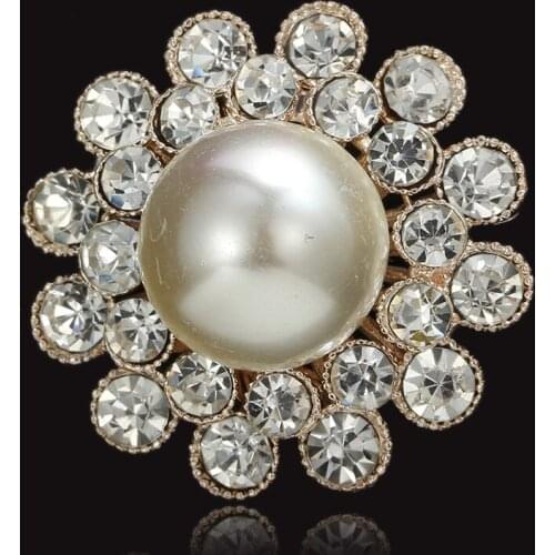 Hot Sale wholesale 20pcs/lot Wedding Diamond Button rhinestone Button crystal DIY hair garment Accessories YF17