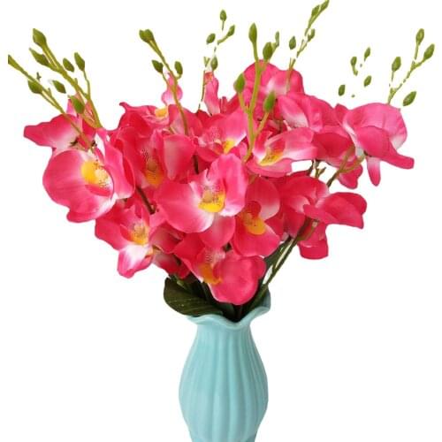 45 cm 5 prongs Phalaenopsis artificial bouquet artificial flowers home wedding decoration room