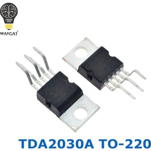 WAVGAT 10PCS TDA2030 TDA2030A linear audio amplifier short-circuit and thermal protection IC 14W Hi-Fi AUDIO AMPLIFIER