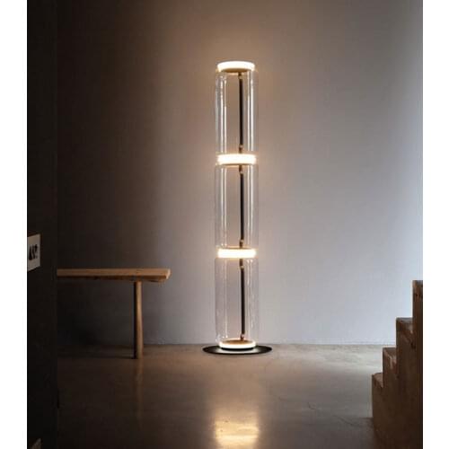 Milan Designer Light Luxury Lhandelier Minimalist Art Living Room Hotel Decorated With Crystal Glass Floor Lamps