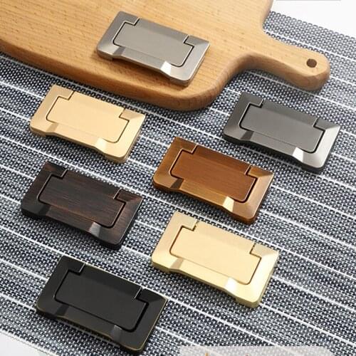 Zinc Alloy Nordic-style Fashion Furniture Handles Antique Flat Concealed Cabinet Pull Cupboard Handles Knobs