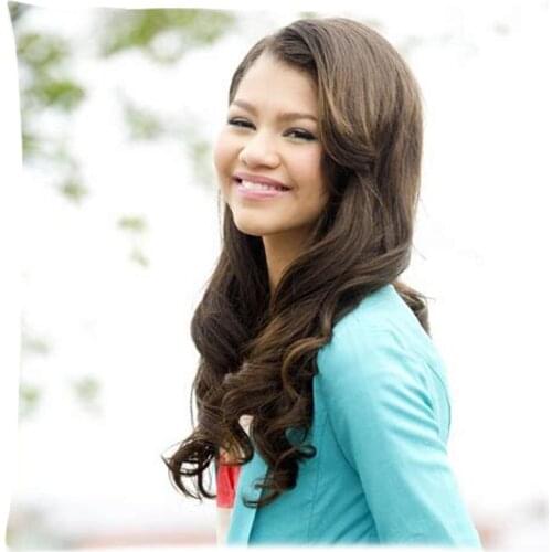 Soft Polyester Cushion Cover Zendaya Decorative Pillowcase Modern Home Decor Customized Sofa Throw Pillow Cover 45x45cm