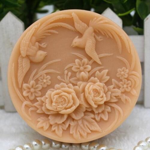 New Product!! 1pcs Flying Bird of Wonder (ZX290) Food Grade Silicone Handmade Soap Mold Crafts DIY Silicone Mould