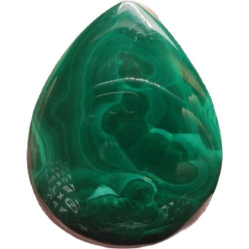 1pcs 20g Malachite Water Drop Pendant Necklace Natural Stone Yoga Macrame Energy Necklace Women Men Fashion Jewelry Accessories