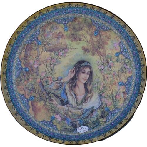 21" (54cm) Persian Frame Drum Bendir Daf Def Iranian Percussion Erbane with Soft Case