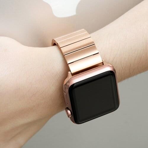 Watchbands For Apple Watch Band Series 6 SE 44mm 40mm Link Bracelet for Apple Watch Strap 44mm Series 5 4 iwatch Bands 42mm 38mm