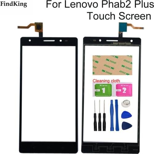 Touch Screen Digitizer Panel For Lenovo PHAB2 Plus PHAB 2 Plus PB2-670N 670M Touch Screen Mobile Front Glass Sensor Parts Tools