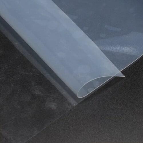 Thin silicone sheet sheet 0.1/0.2/0.3/0.4/0.5/0.6/0.8/1mm thick transparent rubber heat resistant silica film self adhesive 1pcs