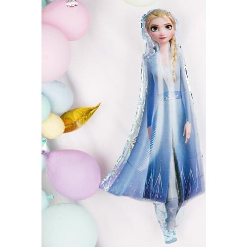 1pc new elsa olaf Disney Frozen princess foil balloons Baby shower girl snowman birthday party decorations kids toys air globos