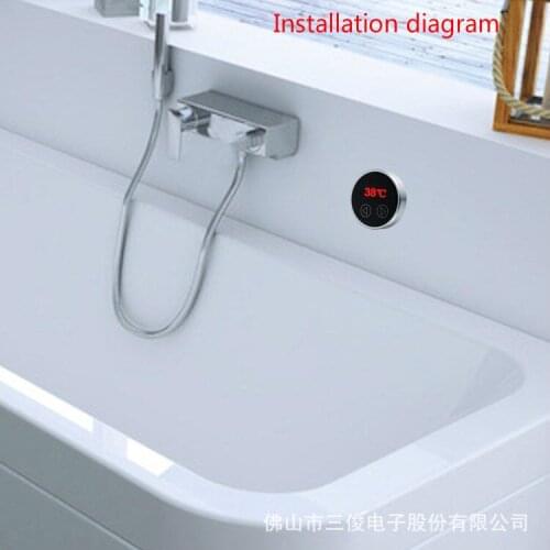 LCD Touch Mixed water Controller Mixing Water Temperature Thermostatic Mixing Controller digital
