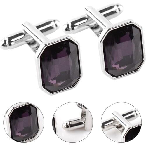 1 Pair of Delicate Collar Button Fashion Cufflink Sleeve Button Stylish Cufflink