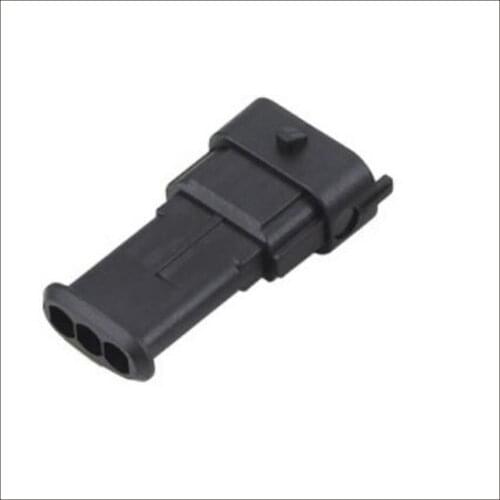 100set car wire connector male female wire connector fuse plug connector automotive wiring 3 pin terminal socket DJB7039Y-3.5-11