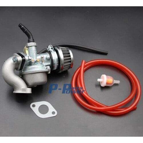19mm Carburetor Carb Air Filter Intake Pipe Gasket Fuel Line Hose Gas Oil Pipe Tube 50cc 90cc 110cc PZ19 ATV Go-Kart Chinese