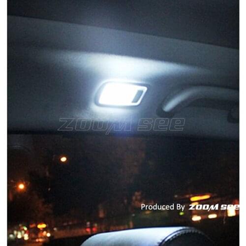 6pc LED plate lamp + LED interior dome indoor trunk lights for Hyundai for VELOSTER 2020