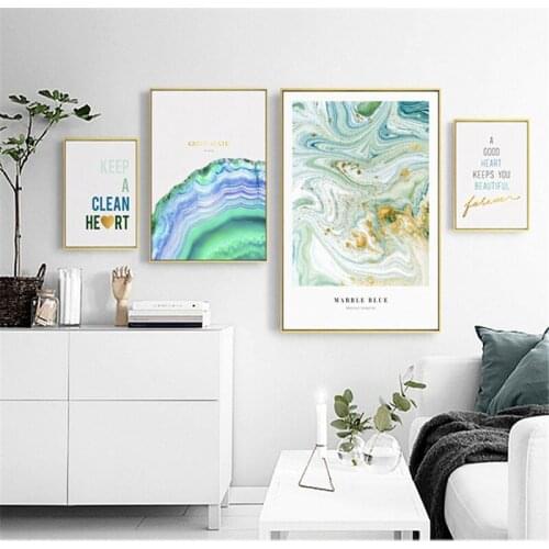 Abstract Letter Print Home Decor Nordic Canvas Painting Living Room Bedroom Wall Art Print Poster Picture Modern Colorful Quote