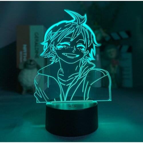 Acrylic 3D Visual Night Light Anime LED Nightlight Smart Phone Control Haikyuu Tadashi Yamaguchi Atmosphere Decor Friends Gift