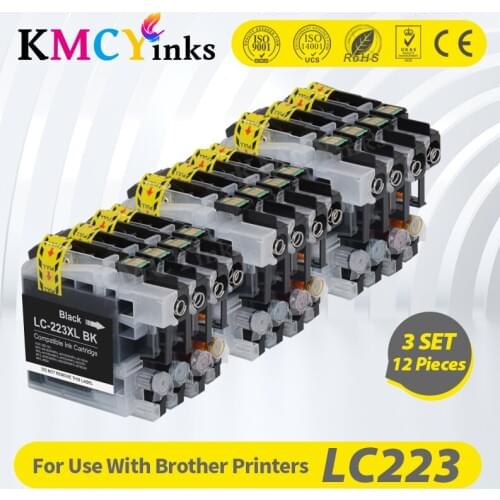 KMCYinks LC223 XL LC 223 Ink Cartridge for Brother DCP-J562DW J4120DW MFC-J480DW J680DW J880DW J4620DW J5720DW J5320DW Printer