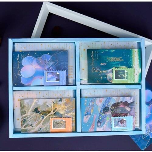 Collection of sulphuric acid paper envelopes and greeting cards, creative Chinese style, classical and beautiful