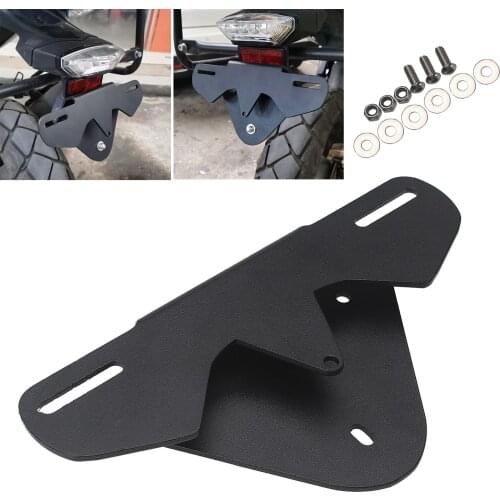 Motorcycle License Plate Holder Bracket Tail Tidy For BMW G310GS G310R 2017 2018 2019 2020 Black Aluminum