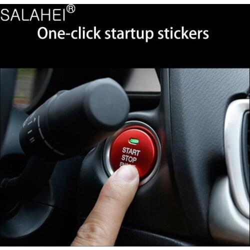 For Mazda Axela CX3 Cx4 Cx5 Atenza Engine Ignition Start Modification Decoration Newly Style One-click Start Button Sticker