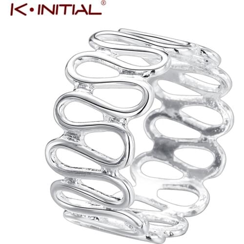 Kinitial Rings With Cubic Zirkonia For Women