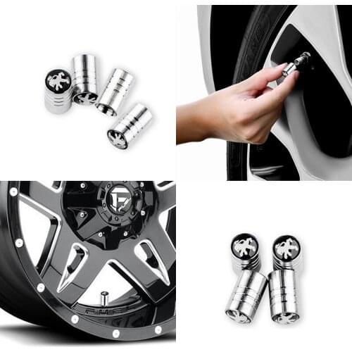 4pcs Car Tyre Air Stems Cover Wheel Round Tire Valve Caps for Peugeots 107 108 206 207 308 307 508 2008 3008 Style Car Styling