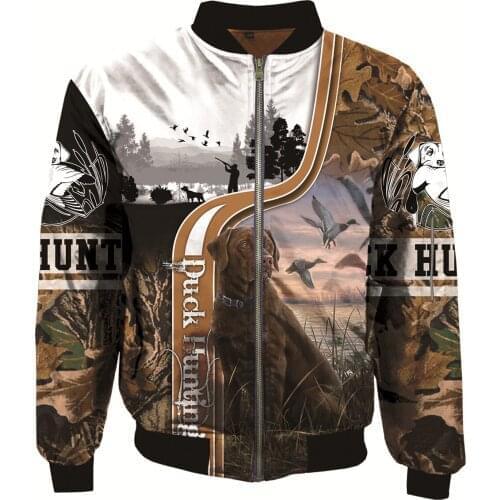 Mens ELK hunter 3d rapper 2pac Jackets Print zipper Flight Jacket casual unisex Harajuku women Streetwear thick coat